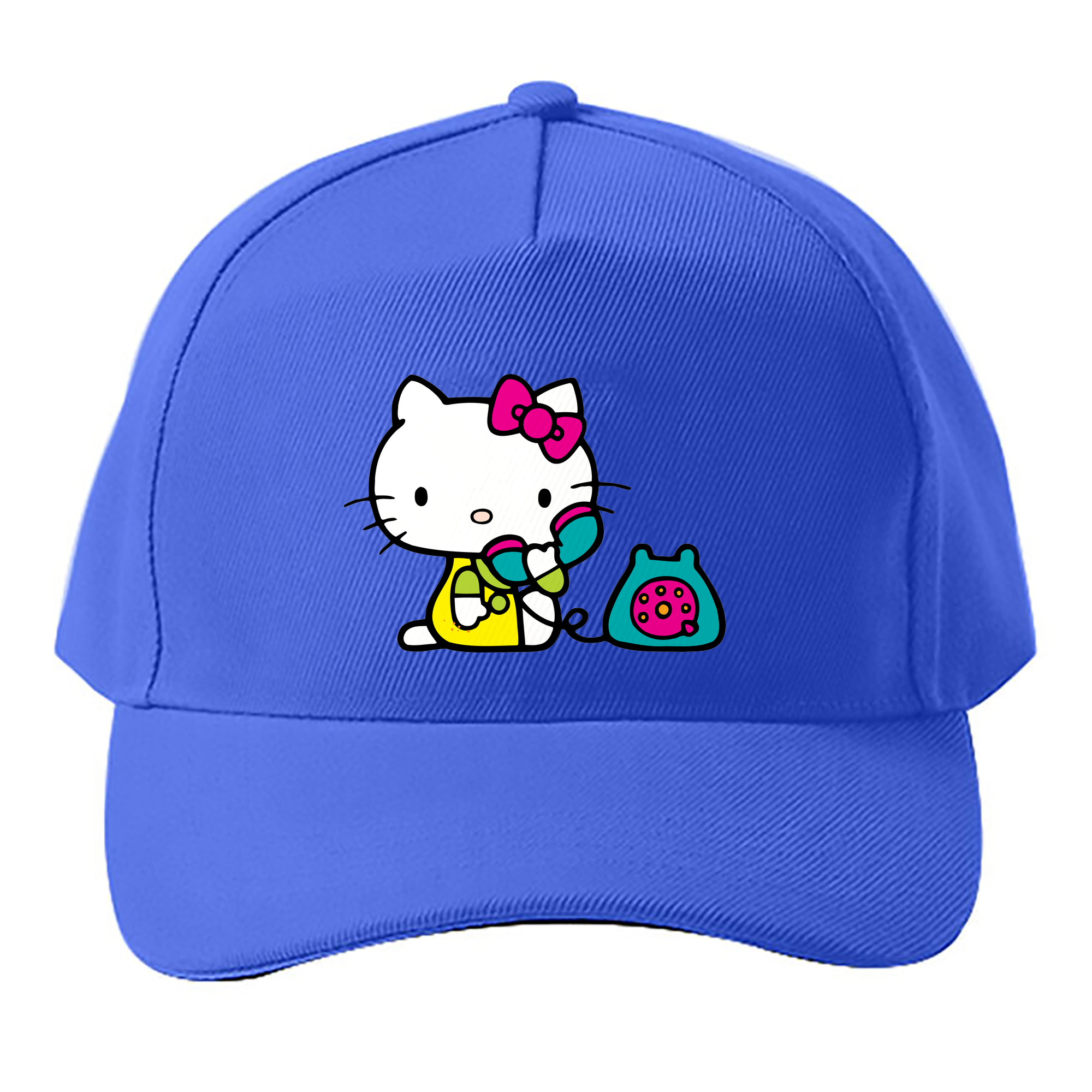（画像用） Hello Kitty ハローキティ ベースボールキャップ 綿100％ 男女兼用 帽子 スポーツ